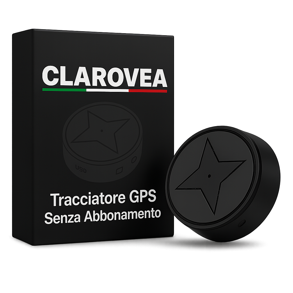 Clarovea™ – Localizzatore GPS Compatto per Auto con Tracciamento in Tempo Reale