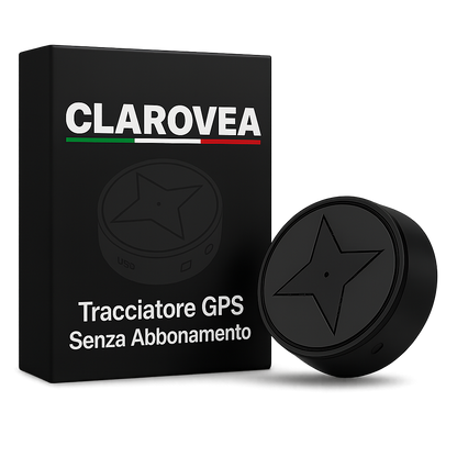 Clarovea™ – Localizzatore GPS Compatto per Auto con Tracciamento in Tempo Reale