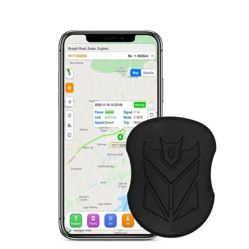 Clarovea™ – Localizzatore GPS Impermeabile per Auto con Batteria 5000 mAh e Monitoraggio Vocale