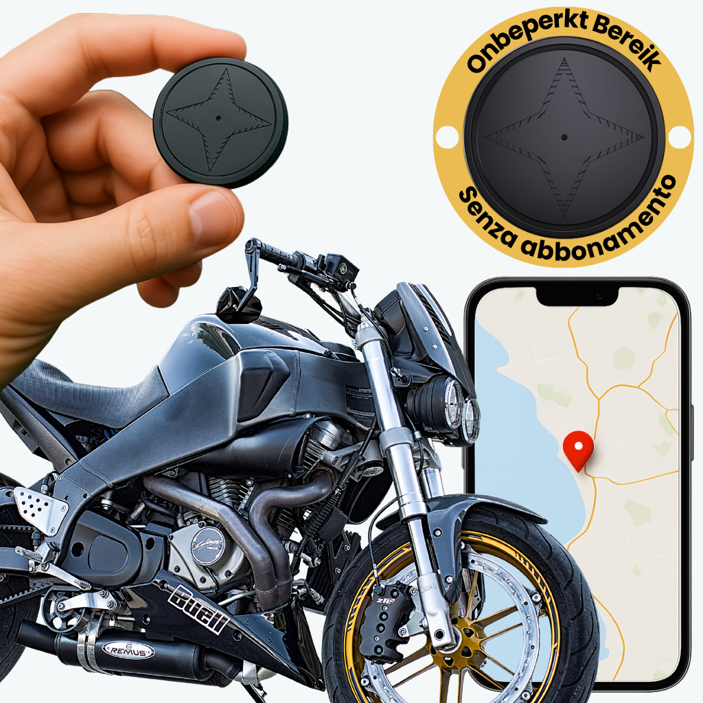 Clarovea™ – Localizzatore GPS Moto Senza Abbonamento, Discreto e Affidabile