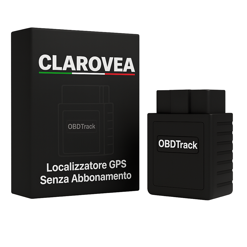 Clarovea™ – Localizzatore GPS per Auto Senza Abbonamento con Monitoraggio in Tempo Reale