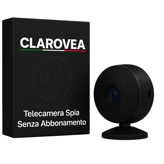 Clarovea™ – Mini Telecamera Spia Wi-Fi 4K con Visione Notturna e Sensore di Movimento