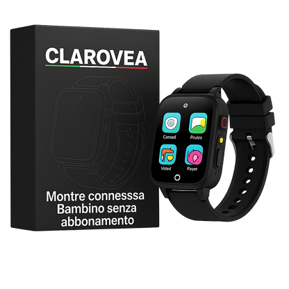 Clarovea™ – Smartwatch Interattivo per Bambini con Videocamera HD e Giochi Educativi