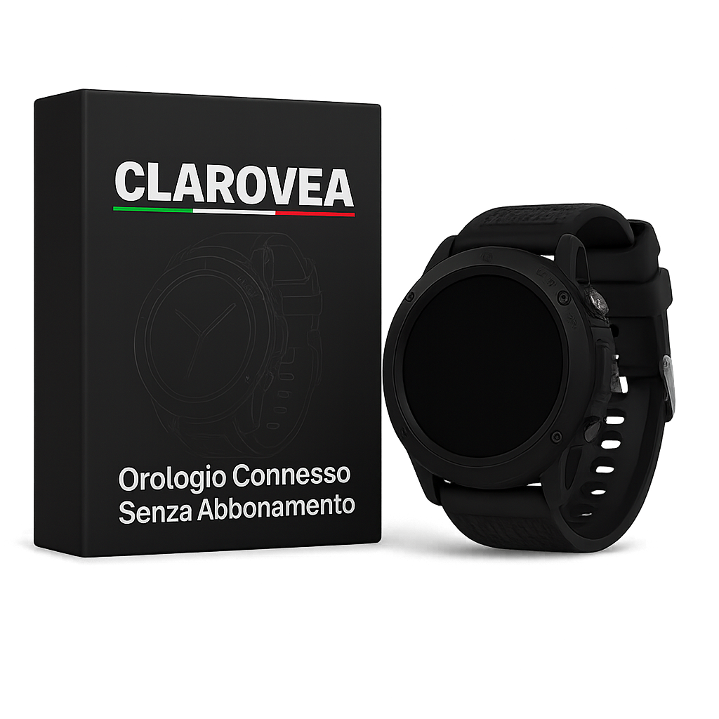 Clarovea™ – Smartwatch Militare Impermeabile con Monitoraggio dell’Attività