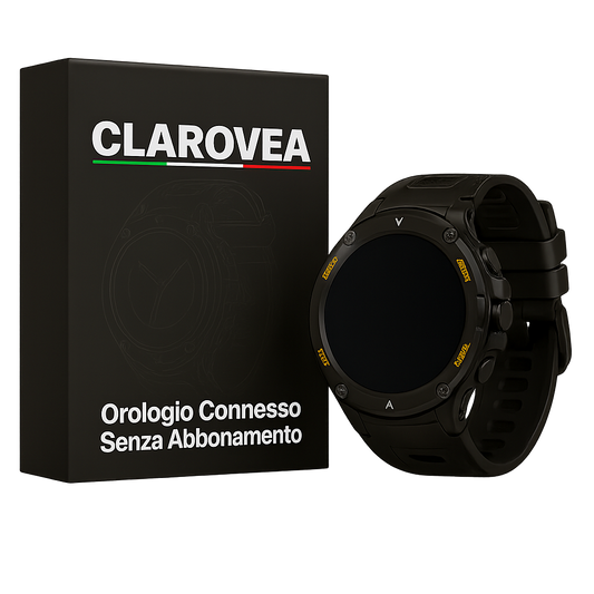 Clarovea™ – Smartwatch Uomo Impermeabile IP67 con Monitoraggio Salute e Attività Fisica