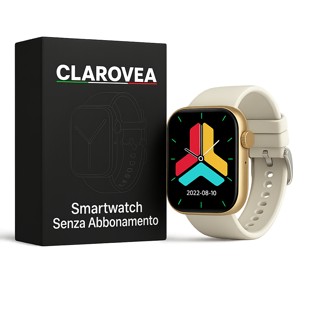 Clarovea™ – Smartwatch da Donna Impermeabile con Monitoraggio della Salute e del Benessere