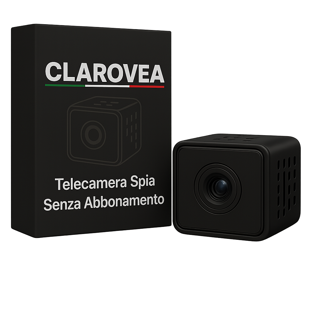 Clarovea™ – Telecamera Wi-Fi da Esterno 1080P con Installazione Facile e Visione Notturna