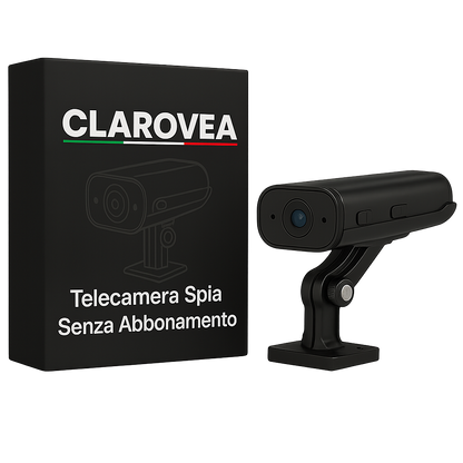 Clarovea™ – Telecamera Wi-Fi di Sicurezza 1080p con Visione Notturna e Sensore di Movimento