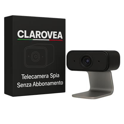 Clarovea™ – Telecamera Wi-Fi di Sicurezza con Visione Notturna e Sensore di Movimento