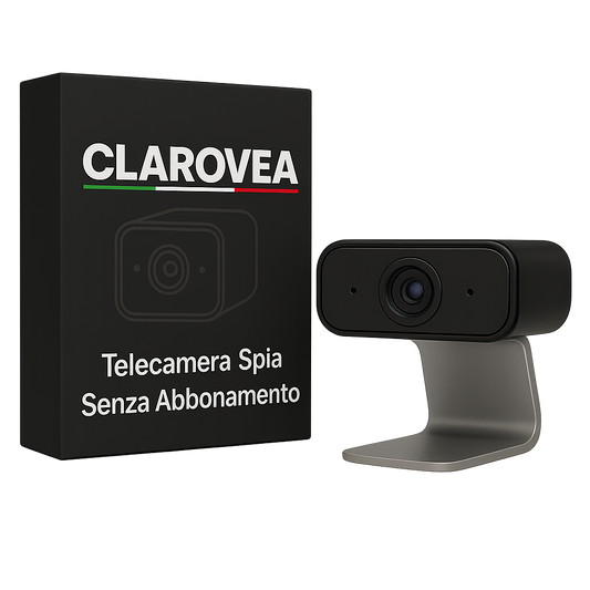 Clarovea™ – Telecamera Wi-Fi di Sicurezza con Visione Notturna e Sensore di Movimento